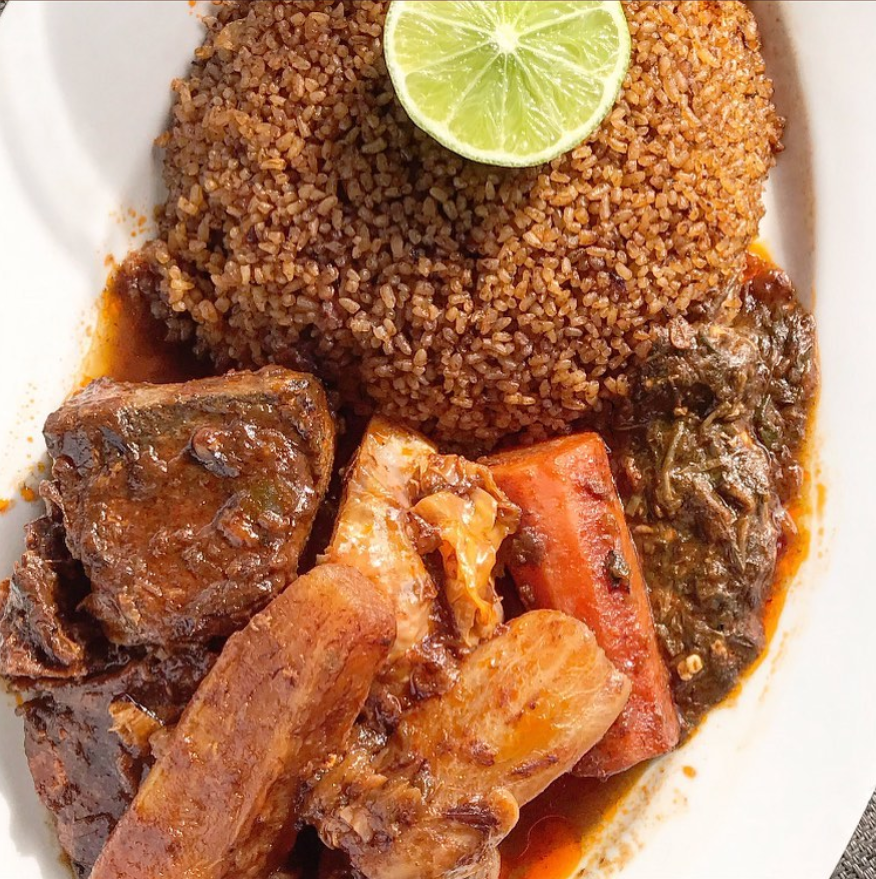 Thiéboudiène rouge au boeuf